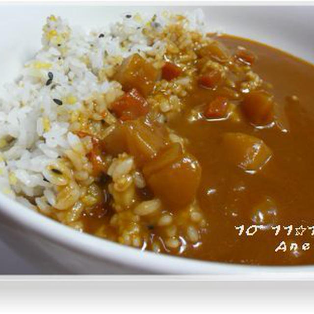 ６８円カレー＆リメイクすうぷ・・・^^;