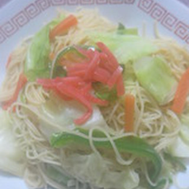 「野菜の焼きビーフン」
