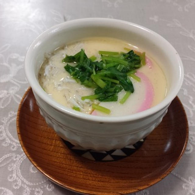 釜揚げしらすの茶碗蒸し・牛ちらし　