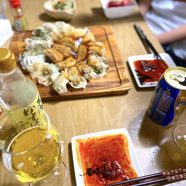 フライパン死す・・丁寧に包んだ餃子も死す・・の週末ごはん