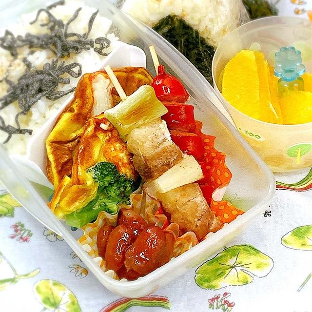 お弁当　オムレツはポタージュスープ(顆粒)で味付け