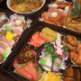 あけまして　おめでとうございます（我が家のおせち＆お雑煮風）