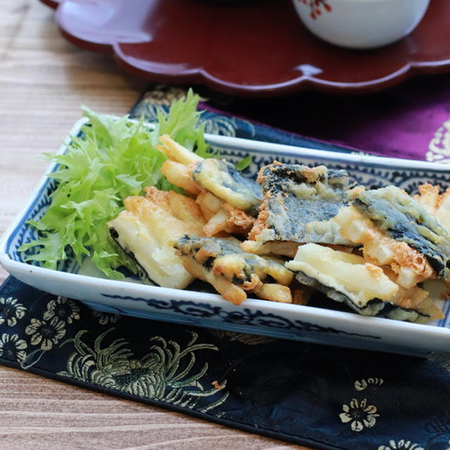 【お知らせ】いい香り♪想像してください＾＾海苔とチーズのポテト天ぷら。