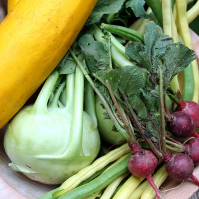 Vegetables from Flea Market (Annandale, MN)フリーマーケット、今日の戦利品