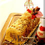 * クリスマスケーキ ★ 100人のブッシュドノエルコンテスト♪