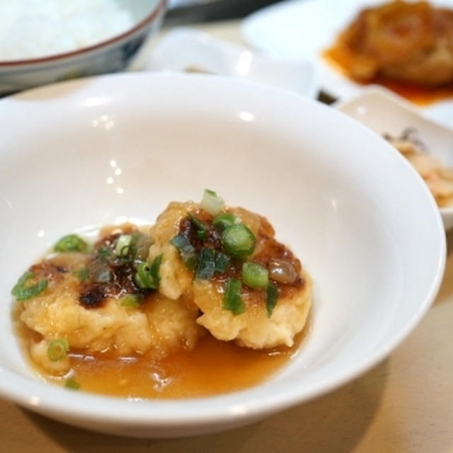 牡蠣だし醤油ではんぺん明太しんじょ☆