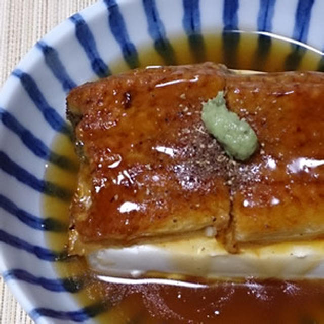 簡単に料亭の味！鰻と豆腐のあんかけ