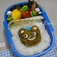 動物ドライカレーのおべんと♪