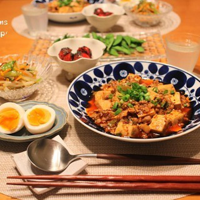 ストウブで『麻婆豆腐』の献立。