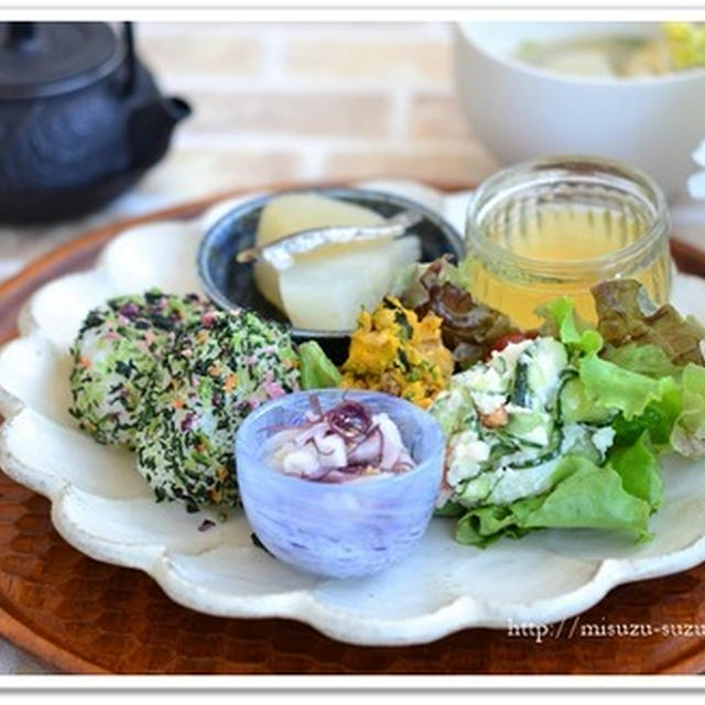 ワンプレートの朝ごはん