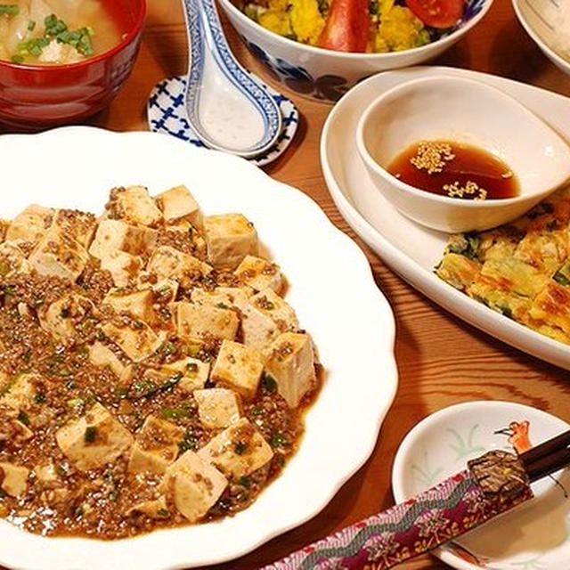 515円＊息子に好評♡麻婆豆腐定食【本格的な味になるコツ２つ】