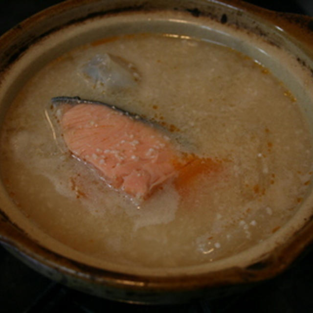 鮭の粕鍋