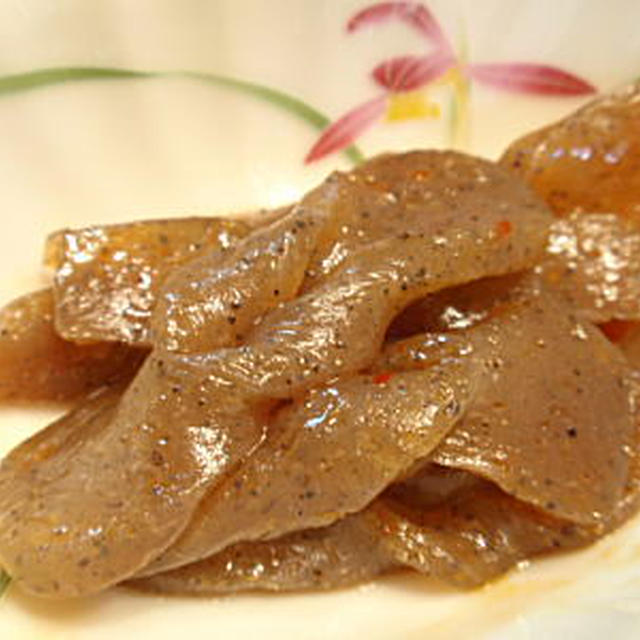 こんにゃくのピリ辛煮（レシピ付）