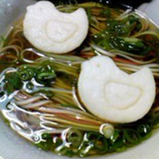 「はんぺんと青葱のにゅうめん」