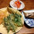 野菜天ぷらの晩ご飯。断捨離中