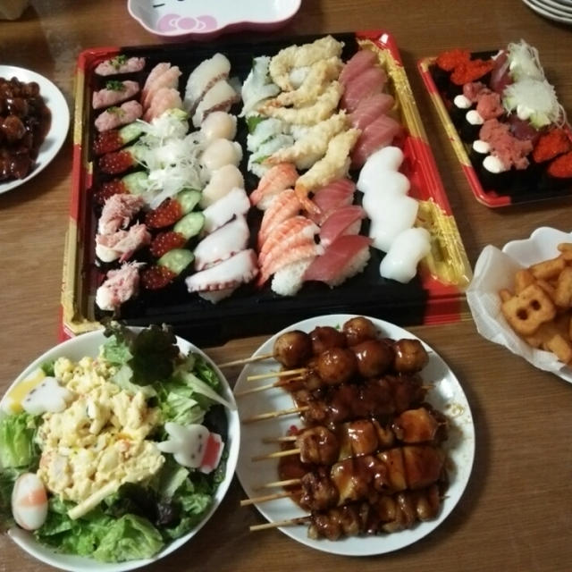お祝い続き、旦那の誕生日