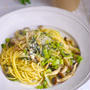 パスタ？チャーハン？2パターン楽しめる『野沢菜キノコの作り置き』