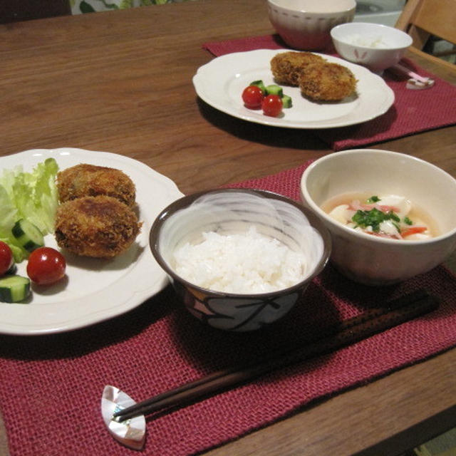 食事を楽しもう*ポテトコロッケ