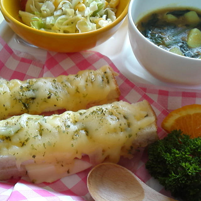 流行気味？？なスティックオープンサンドdeランチ　＆　休日は久々にのんびり趣味活動で満喫！？