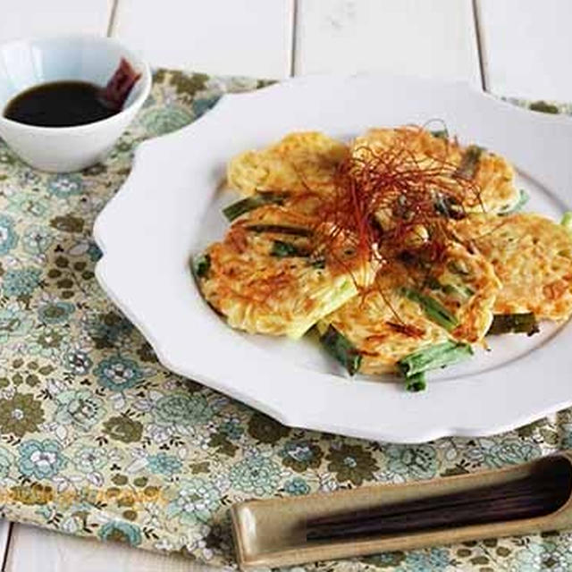 残ったそうめんアレンジ！そうめんとしゃきしゃき野菜のジョン♪