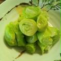 春キャベツのロール　スイートサワー漬け
