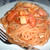 イカのトマトソーススパゲティ