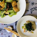 介護食：サバと小松菜のオイスタース炒め　＆　おお！ついにお箸