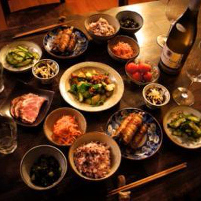 農園便、なすの肉巻き