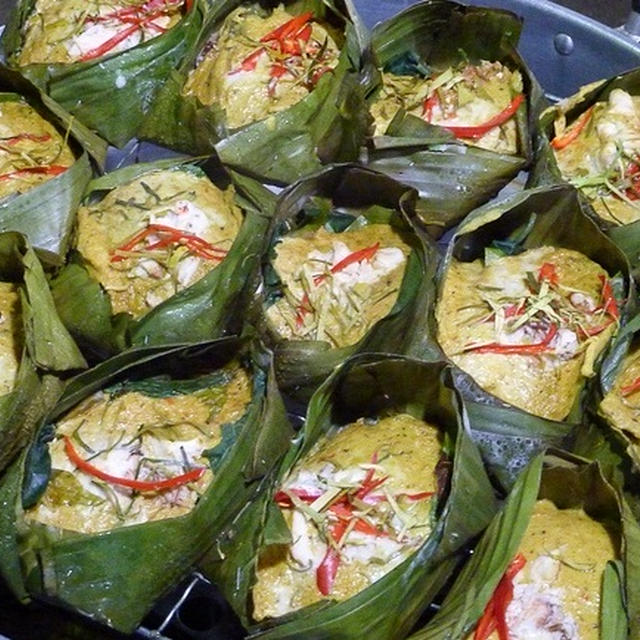 タイ風味魚介茶碗蒸し？　　　　レンジで　　　　　　ホーモック　タレー