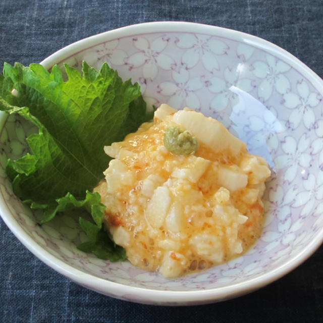 タタキ長芋の雲丹和え　ー５分で出来る！野菜のおかずー