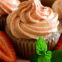 Strawberry Cupcakes苺のカップケーキ