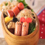 ミッキー＆ミニーちゃんかわいいキャラ弁