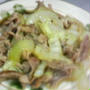 白菜と豚肉のオイスター炒め