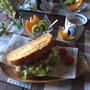 ボリューミーなポテトミートのサンドイッチ♪オフの日のお弁当♪…アイシング方法。