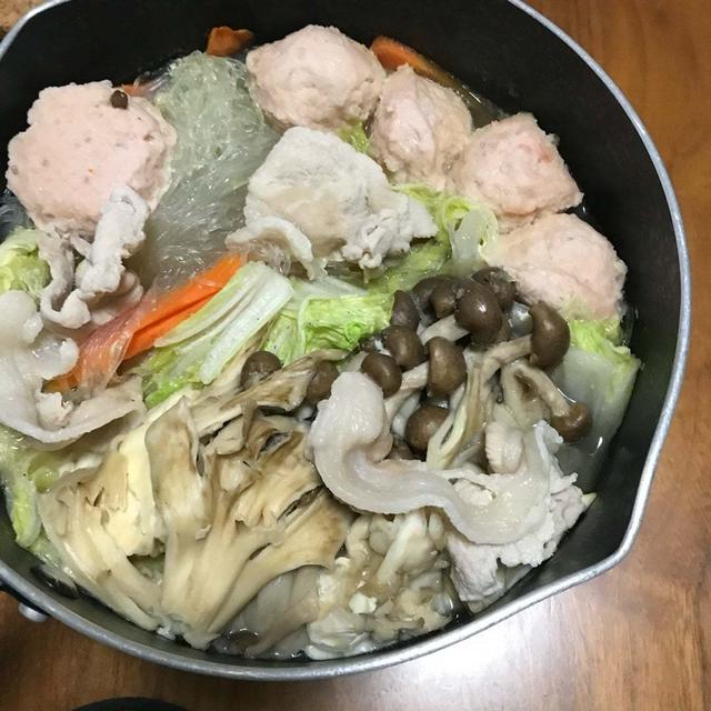 今日の晩ご飯♪股関節が痛い夜