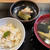 お昼は、たけのこご飯