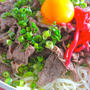 余った素麺の消費に！『牛丼風そうめん』♡使うのは”麺つゆ”だけ〜♪《簡単*節約》