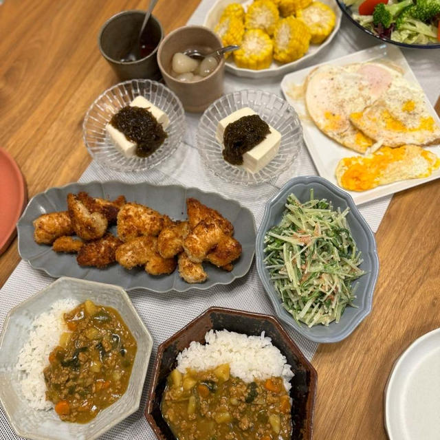 夏休み手抜きの合間のおうちごはん
