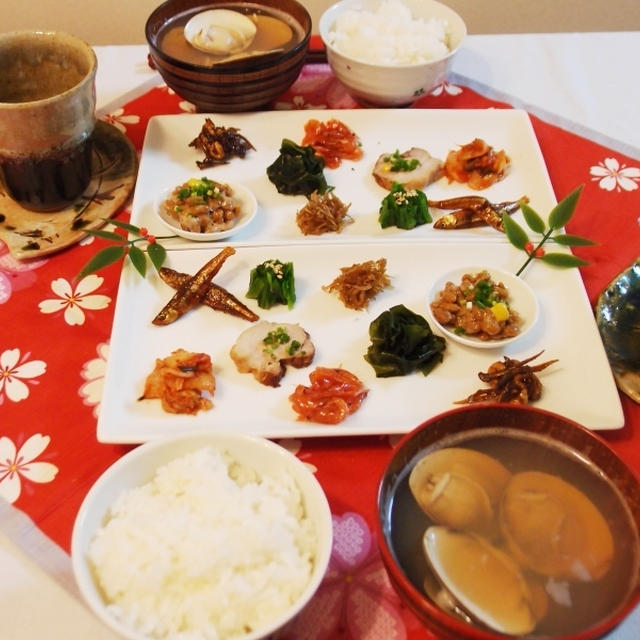 一汁九菜？？？豪華に見えちゃう手抜きごはん
