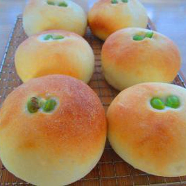 ずんだあんぱん♪ｼﾅﾓﾝﾚｰｽﾞﾝﾊﾟﾝ♪