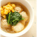 春雨と鶏団子のしょうが味噌スープ by ローズミントさん