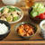 ささっと炒め物とお助け麻婆豆腐献立