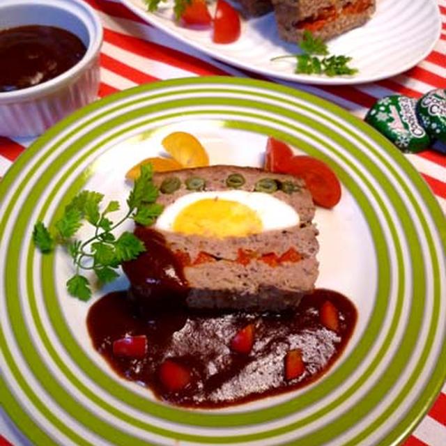 クリスマスミートローフ☆お肉ふんわり！！