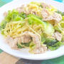 やさしい甘みと旨みで食欲増進〜やわらか春キャベツと豚肉の塩焼きそば。