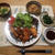 串カツ・チキンカツの晩ご飯と　エリナカスケードの花♪