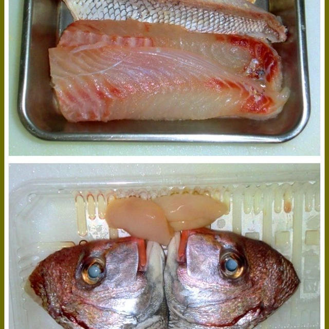 鯛を捌く
