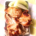 ポン酢鶏deお弁当♪骨つきラム肉のミントグリル