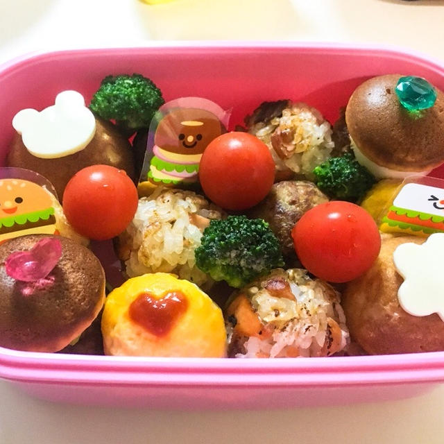 【ホットプレート】たこ焼き機でまんまるお弁当作り