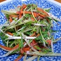 水菜の簡単ゆかり漬け☆収穫野菜