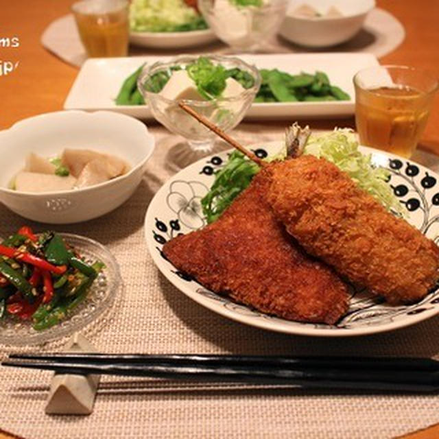 『フライ』とストウブで『小さいおかず』の献立。